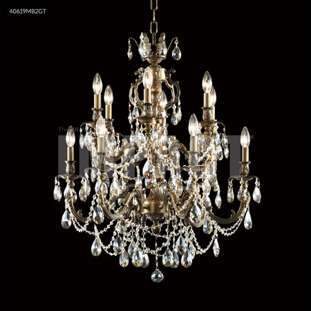 James R Moder Brindisi 12 Arm Chandelier 40619S11